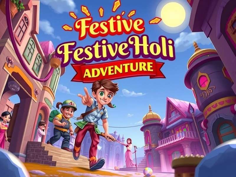 Festive Holi Adventure Gameplay